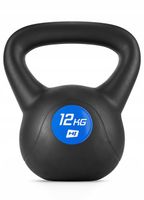Kettlebell kompozytowy 12kg odważnik hantel ciężar winylowy antypoślizgowy