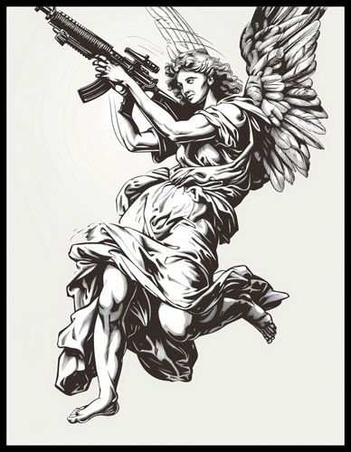 Plakat 50x65cm Anioł Wojny na Arena.pl