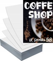 Ulotki A6 1000szt reklamowe firmowe duży wybór różne wzory COFFEE SHOP