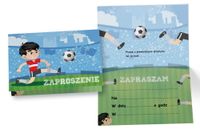 Zaproszenie Chłopiec, piłka