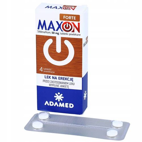 MAXON FORTE NA POTENCJĘ 50MG 12 TABLETKI na Arena.pl