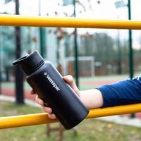 BUTELKA TERMICZNA WESSPER KUBEK TERMICZNY ZE SŁOMKĄ STAL NIERDZEWNA 1000 ml