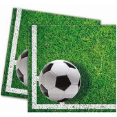 serwetki footbal party 33x33 cm, 20szt. impreza
