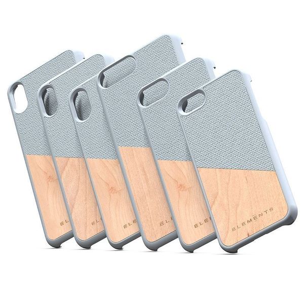 Nordic Elements Original Hel - Drewniane etui iPhone Xs Max (Light Grey) zdjęcie 10