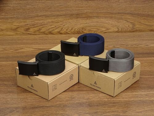 Szeroki Pasek MĘSKI parciany do spodni jeans szortów 3pack Arius ZESTAW 3w1 na Arena.pl