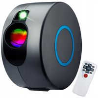LAMPKA NOCNA LED PROJEKTOR + PILOT GWIAZD STAR NIEBA LASEROWY RZUTNIK