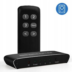 ROZDZIELACZ PRZEŁĄCZNIK SWITCH 3x HDMI 4K HDMI2.0 4K@60HZ na Arena.pl