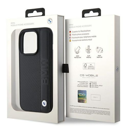 Etui BMW do iPhone 15 Pro 6.1"", Czarny na Arena.pl