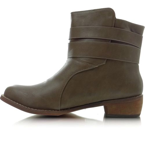Botki stylowe AF-190 KHAKI - 40 na Arena.pl