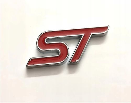 Naklejka Emblemat Model ST Ford Focus Fiesta Auto Sport Technologies Line na Arena.pl
