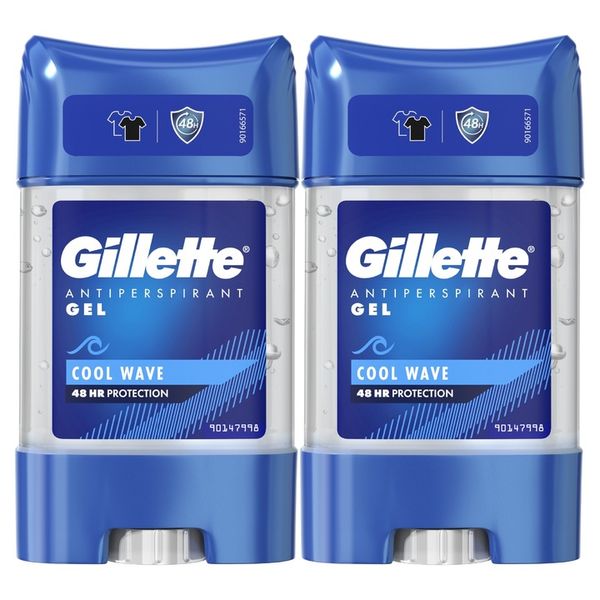 Gillette Cool Wave antyperspirant w żelu 2 x 70 ml zdjęcie 1