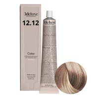 3DELUXE Farba do włosów - Specjalny Popielato Fioletowy Blond 12.12 - 100ml