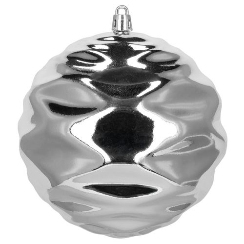 Bombki choinkowe 37 szt. zestaw dekoracji świątecznych, nietłukące srebrne na Arena.pl