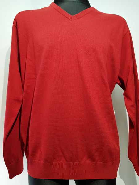 Sweter męski w serek - szpic zdjęcie 2