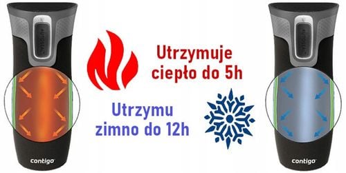 Kubek termiczny Contigo West Loop 2.0 czerwony 470 ml na Arena.pl