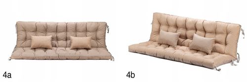 Poduszka na ławkę/huśtawkę ogrodowa wymiar 170x50x70 Wysoka Jakość na Arena.pl