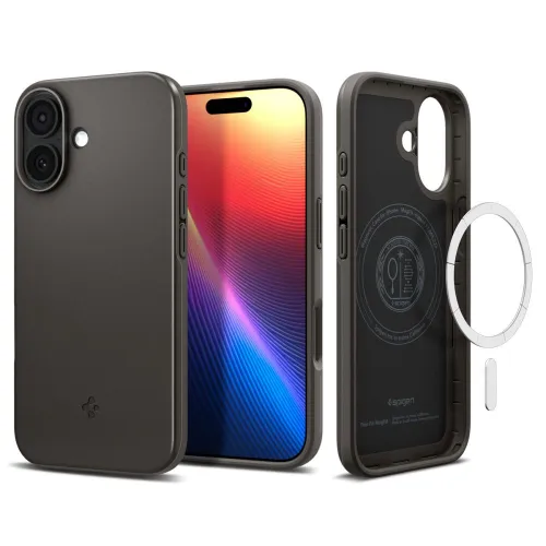 etui spigen thin fit magsafe na iphone 17 - szare na Arena.pl