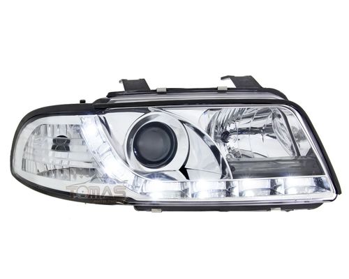 Reflektory lampy przednie Audi A4 B5 daylight na Arena.pl