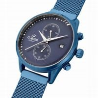 Zegarek męski G. Rossi Exclusive stalowy - chronograf i datownik + GRAWER