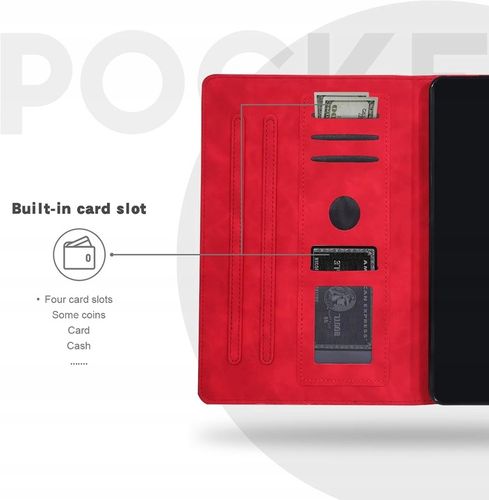 Etui pokrowiec do Apple iPad 9.7" 5 ,6 generacja kolor czerwony na Arena.pl