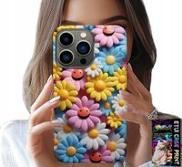 ETUI DO IPHONE 14 PRO - KOLOROWE KWIATKI, STOKROTKI FUTERAŁ CASE