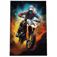 2 x Obraz 60x40 samochody cross enduro motocross motor off road motor teren