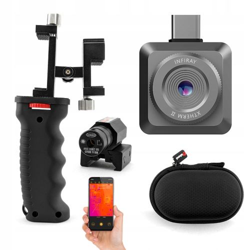 Kamera Termowizyjna InfiRay Xtherm T2L Statyw Laser Aplikacja Android USB C na Arena.pl