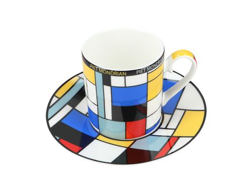 Kpl. Filiżanka ze spodkiem - P. Mondrian, Composition A (CARMANI) na Arena.pl