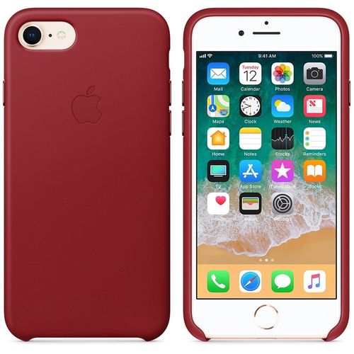 Apple iPhone 8 / 7 Leather Case - (PRODUCT)RED na Arena.pl