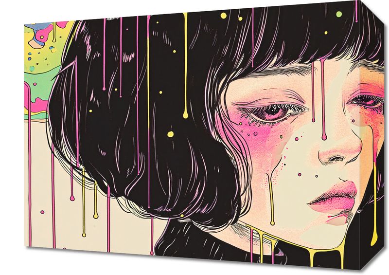 Obraz 40x30cm Strugi Kolorów zdjęcie 1