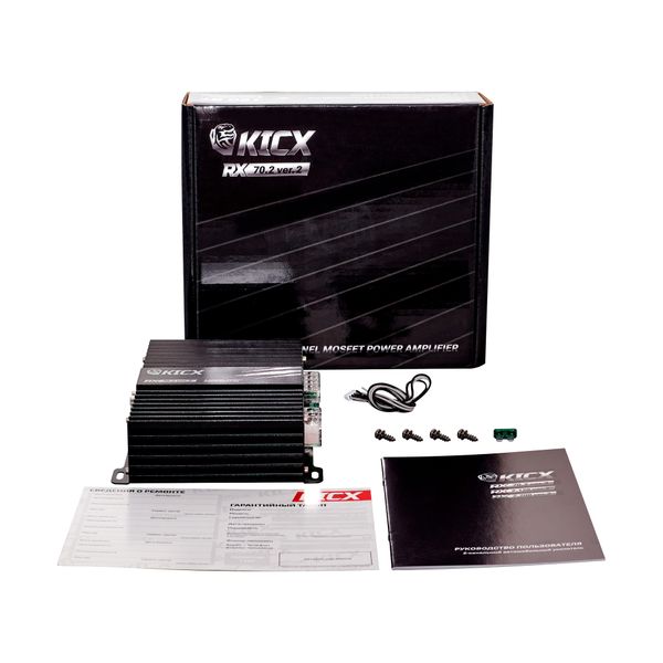 WZMACNIACZ KICX RX70.2 VER.2 2CH AB zdjęcie 7