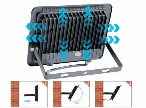 HALOGEN Naświetlacz LAMPA LED 20W IP65 Reflektor zdjęcie 2