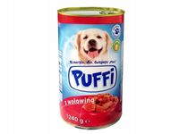 Karma mokra dla psa PUFFI z wołowiną 1,24kg