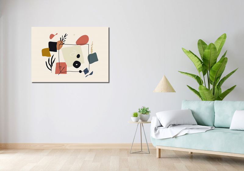 Obraz 100x70cm Abstrakcyjny Dialog zdjęcie 2