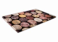 SZKLANA DESKA KUCHENNA 60x20 180c Kolorowe korki