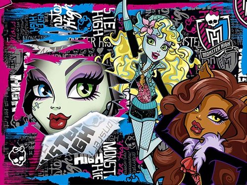 Puzzle 104 elementy Monster High Clementoni #G2 na Arena.pl