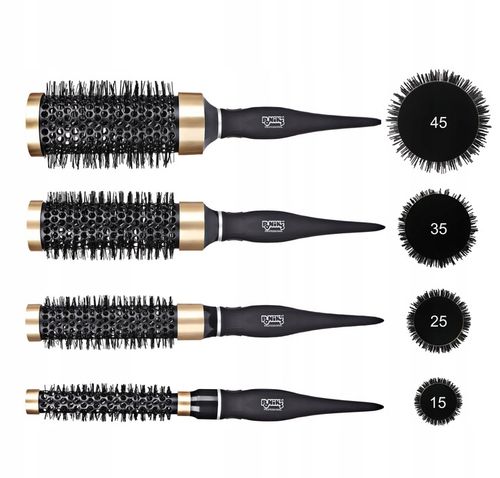 Zestaw Szczotek Fryzjerskich Okrągłych Do Modelowania Włosów Ceramicznych 4 na Arena.pl