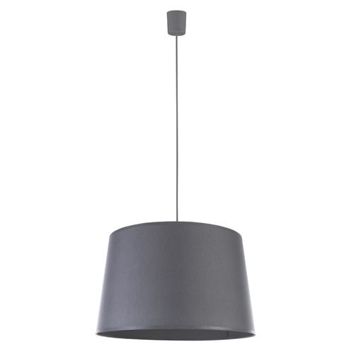 Wisząca lampa abażurowa Maja 1881 TK Lighting do salonu szara grafitowa na Arena.pl