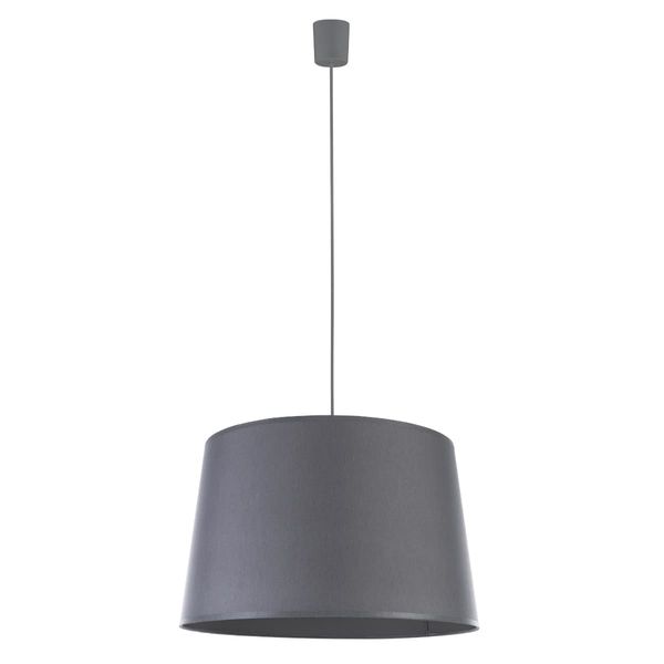 Wisząca lampa abażurowa Maja 1881 TK Lighting do salonu szara grafitowa zdjęcie 2