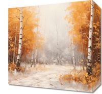 Obraz 30x30cm Jesienne Brzozy