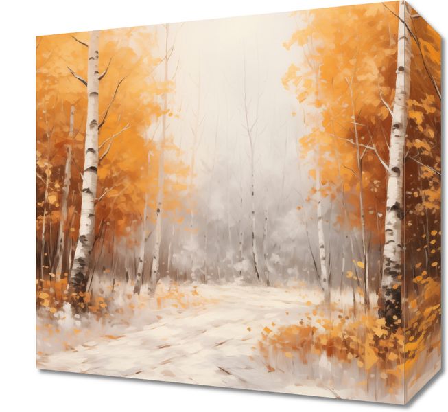 Obraz 30x30cm Jesienne Brzozy zdjęcie 1