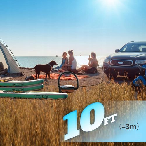 Pompka Elektryczna Do Deski Sup Pontonu Kajaku 16Psi 12V Lcd Do Pompowania na Arena.pl