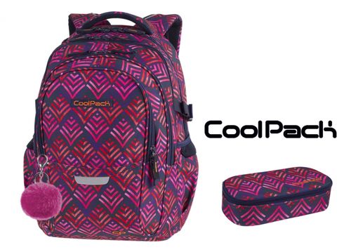 Plecak + saszetka CoolPack Factor Hawaii Pink na Arena.pl