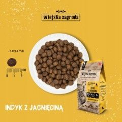 Wiejska Zagroda Karma sucha dla psa INDYK z JAGNIĘCINĄ Średnie rasy M 9kg na Arena.pl