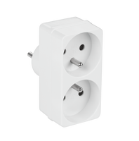 URZ3057 Rozgaleziacz sieciowy 1 wtyk / 2 gniazda