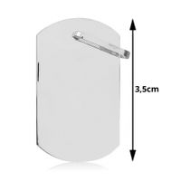 SREBRNY NIEŚMIERTELNIK WOJSKOWY PRÓBA SREBRA 925 GRAWER GRATIS!