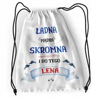 Plecak Dla Leny Sportowy Szkolny Worek Torba Z Nadrukiem Ze Zdjęciem