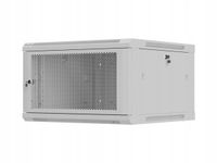 Szafa instalacyjna rack wisząca Lanberg 19 cali 6U 600x600 szara