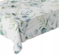 OBRUS PLAMOODPORNY NA STÓŁ 140X220 CM GŁADKI MATOWY GRUBY DEKORACYJNY 073