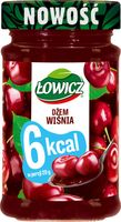 Łowicz DŻEM o smaku WIŚNIA wiśniowy niskokaloryczny 6 KCAL 200g